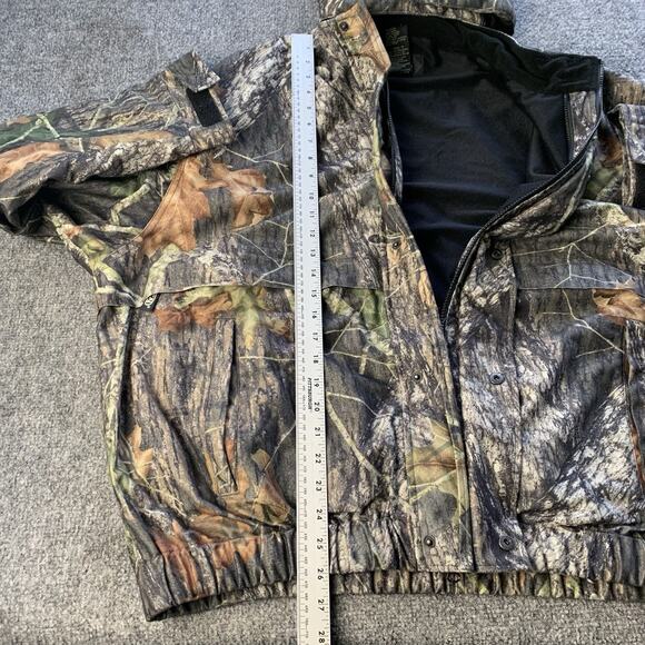 Vintage Red Head Camo Insulated Jacket Detachable Hood Mens XL MossyOak Hunting - Picture 14 of 15